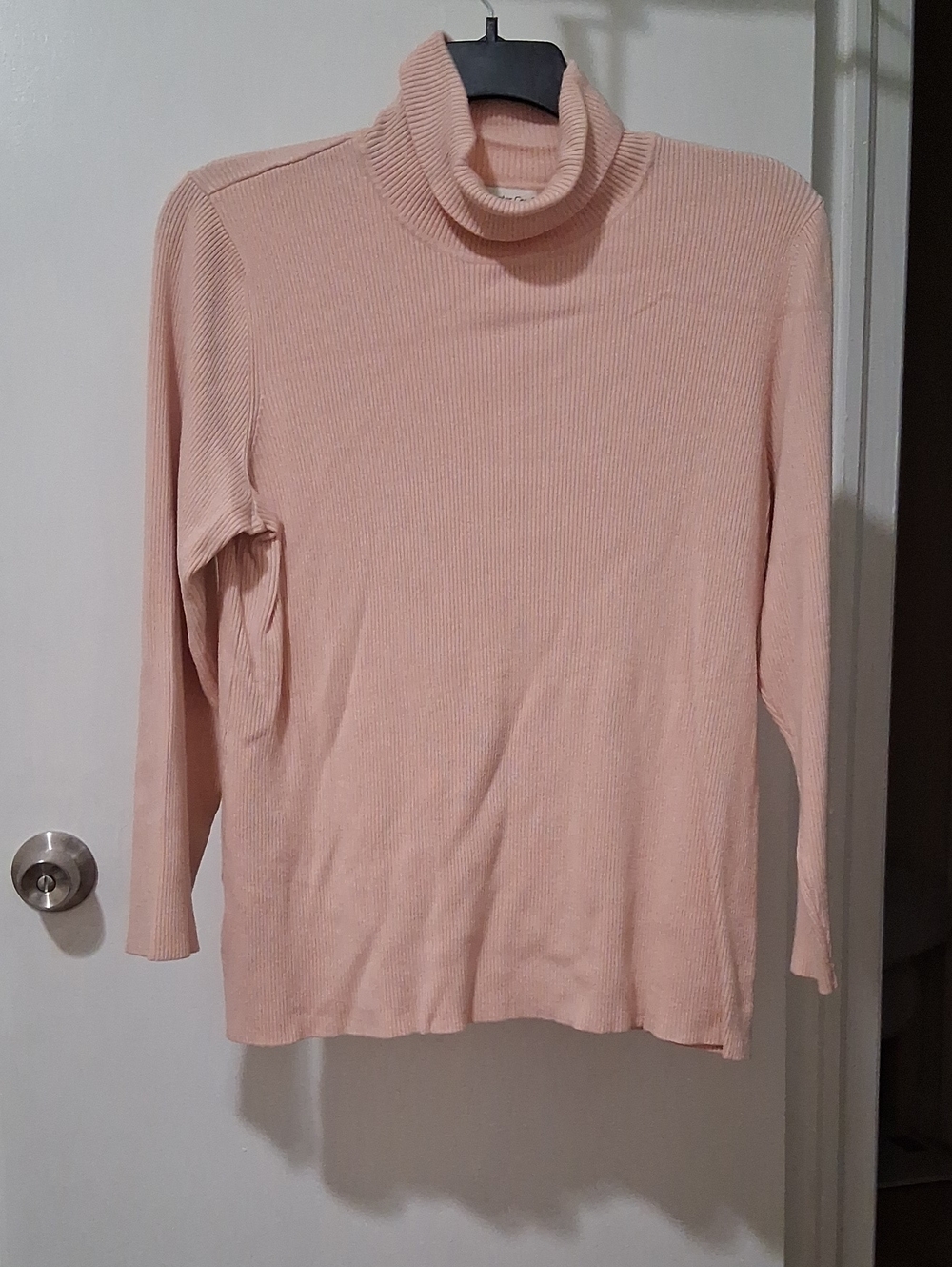 Coldwater Creek Peach Turtleneck Size XL